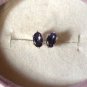 Natural Iolite Sterling Silver Earrings (Handmade)