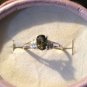 Extremely Rare Natural Kornerupine Sterling Silver Engagement Ring (Handmade)