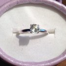 Rare Naturel Oligoclase Sterling Silver Engagement Ring (Handmade)