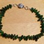 Natural Chrome Diopside 14K Gold Vermeil Bracelet/Anklet (handmade)