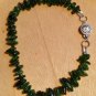 Natural Chrome Diopside 14K Gold Vermeil Bracelet/Anklet (handmade)