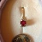 Natural Ruby Sterling Silver Necklace (Handmade)