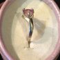 Natural Pink Topaz Sterling Silver Ring (Handmade)