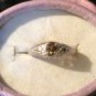 Natural Andalusite Sterling Silver Engagement Ring(Handmade)