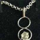 Natural Color Change Diaspore Sterling Silver Necklace