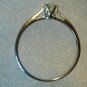 Very Rare Natural Amblygonite Sterling Silver Engagement Ring