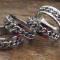 New Stainless Steel Medium 10MM Rope Ring Band - Various Sizes Available