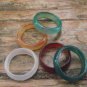 New Beautiful Smooth Round Solid Jade/Agate Band Ring 6 MM - Great Value!