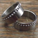 New Stainless Steel Thin Rope Band Ring - Various Sizes Available
