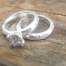 New Avon Paradice Bliss CZ 2 Piece Ring/Band Set, Various Sizes, Retails $24.99