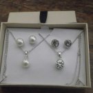 New Avon Chic Embellished 4 Pcs Necklace/Earrings Sets - Retails $14.99