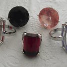 Extravaganza II Cubic Zirconia and WGP Rings, Various Shapes, Colors, & Sizes