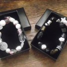 New Beaded Avon Chic Charm Stretch Bracelet, 7.5" Medium Fit - Retails $19.99
