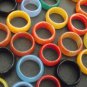 New Beautiful Smooth Round Thick Solid Jade/Onyx Band Ring 10 MM - Great Value!