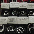 New Beautiful Avon Birthstone Hoop Earrings 1" Long Retails $14.99