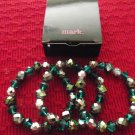New Beautiful Avon/Mark Sparks Fly Stretch Set of 3 Bracelets Medium Retails $20