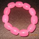 New Striking Huge Jade Stretch Bracelet 14x17 MM 7.5" Medium Fit Various Colors