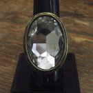 New Avon/Mark In a Flash Antique Goldtone Stretch Ring - Size 6-8 Retails $20