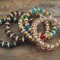 New Faceted Swarovski Crystal 7x10 MM & Goldtone Accents Bracelet - 7" Small Fit