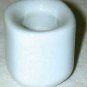 Candle Holder: White 1/2"