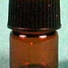 1/2 Dram Bottles Amber Round
