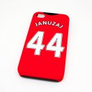 Manchester United Man UTD Januzaj Football Shirt Style Mobile Phone Cover Case for iPhone 4/4s - Non Fade, Hard W