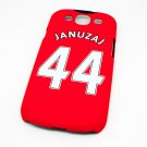 Manchester United UTD Januzaj Football Shirt Style Mobile Phone Cover Case for Samsung Galaxy S3 - Non Fade, Hard
