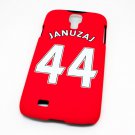 Manchester United UTD Januzaj Football Shirt Style Mobile Phone Cover Case for Samsung Galaxy S4 - Non Fade, Hard