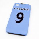 Manchester Man City Negredo Football Shirt Style Mobile Phone Cover Case for iPhone 4/4s - Non Fade, Hard Wearing