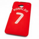 Portugal Portuguesa Ronaldo Football Shirt Style Mobile Phone Cover Case for HTC One M7 - Non Fade, Hard Wearing 