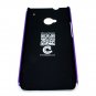 Blue Retro VW Camper Van Transporter Style Phone Cover Case for HTC One M7 - Non Fade, Hard Wearing 