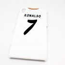 Real Madrid Ronaldo Football Shirt Mobile Phone Cover Case for Sony Xperia Z1 - Non Fade, Hard Weari