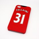 Manchester United Fellaini Football Shirt Style Mobile Phone Cover Case for iPhone 4/4s- Non Fade, Hard Wearing R