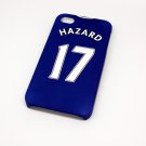 Chelsea FC Hazard Football Shirt Style Mobile Phone Cover Case for iPhone 4/4s- Non Fade, Hard Wearing Rubberised