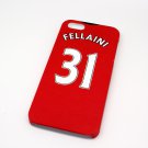 Manchester United Fellaini Football Shirt Style Mobile Phone Cover Case for iPhone 5/5s- Non Fade, Hard Wearing R
