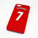 Liverpool FC Suarez Football Shirt Style Mobile Phone Cover Case for iPhone 5/5s- Non Fade, Hard Wearing Rubberis