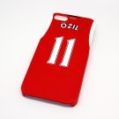 Arsenal FC Ozil Football Shirt Style Mobile Phone Cover Case for iPhone 5/5s- Non Fade, Hard Wearing Rubberised F