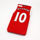 Arsenal FC Wilshere Football Shirt Style Mobile Phone Cover Case for iPhone 5/5s- Non Fade, Hard Wearing Rubberis