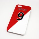 Monaco FC Falcao Football Shirt Style Mobile Phone Cover Case for iPhone 5/5s- Non Fade, Hard Wearing Rubberised 