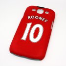 Manchester United Rooney Football Shirt Style Mobile Phone Cover Case for  Samsung Galaxy S3- Non Fade, Hard Wear