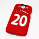 Manchester United Van Persie Football Shirt Style Mobile Phone Cover Case for  Samsung Galaxy S3- Non Fade, Hard 
