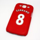 Liverpool FC Gerrard Football Shirt Style Mobile Phone Cover Case for  Samsung Galaxy S3- Non Fade, Hard Wearing 