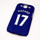 Chelsea FC Hazard Football Shirt Style Mobile Phone Cover Case for  Samsung Galaxy S3- Non Fade, Hard Wearing Rub