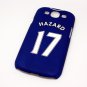 Chelsea FC Hazard Football Shirt Style Mobile Phone Cover Case for  Samsung Galaxy S3- Non Fade, Hard Wearing Rub
