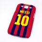 Barcelona FC Messi Football Shirt Style Mobile Phone Cover Case for  Samsung Galaxy S3- Non Fade, Hard Wearing Ru