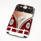 VW Camper Van Transporter Style Mobile Phone Cover Case for  Samsung Galaxy S3- Non Fade, Hard Wearing Rubberised