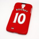 Manchester United Rooney Football Shirt Style Mobile Phone Cover Case for  Samsung Galaxy S4- Non Fade, Hard Wear