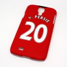 Manchester United Van Persie Football Shirt Style Mobile Phone Cover Case for  Samsung Galaxy S4- Non Fade, Hard 