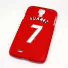 Liverpool FC Suarez Football Shirt Style Mobile Phone Cover Case for  Samsung Galaxy S4- Non Fade, Hard Wearing R