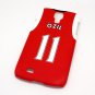 Arsenal FC Ozil Football Shirt Style Mobile Phone Cover Case for  Samsung Galaxy S4- Non Fade, Hard Wearing Rubbe